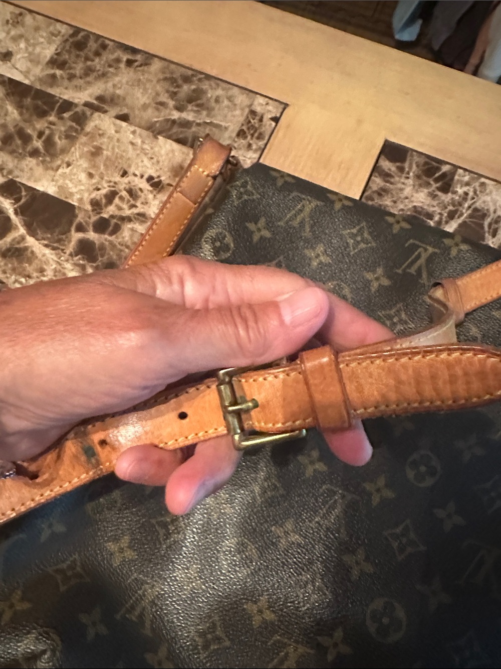 Louis Vuitton Monogram Canvas Backpack in Monogram Brown - Picture 5 of 9